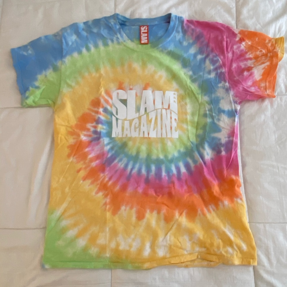 SLAM Magazine Basketball Tie Dye Tee - Size L